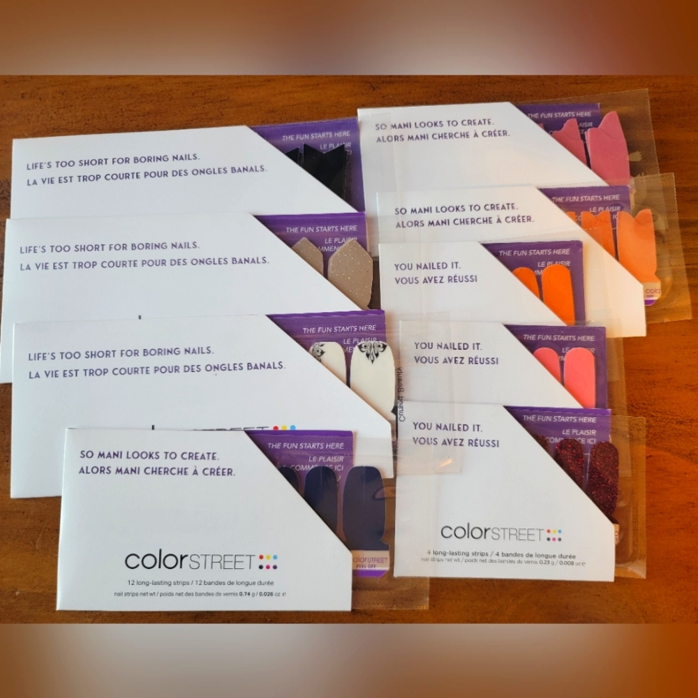 39 sets! Retired and Sub Box Color Street lot